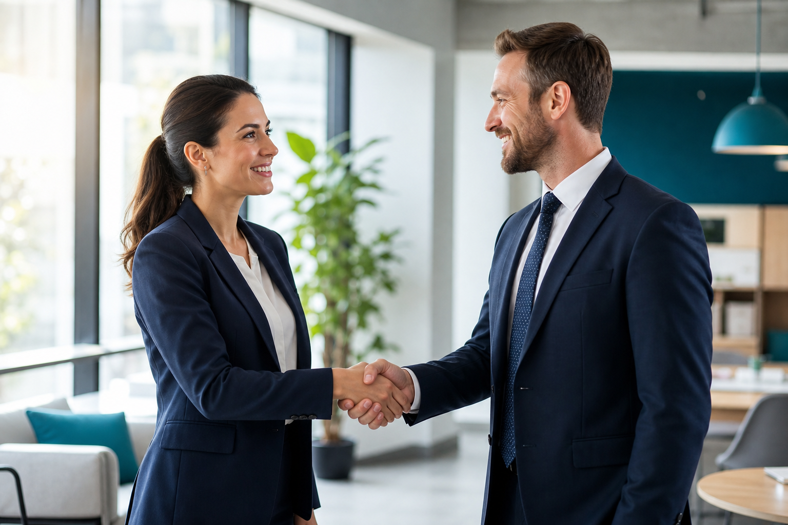 Bashkepunim franchise, handshake partnership